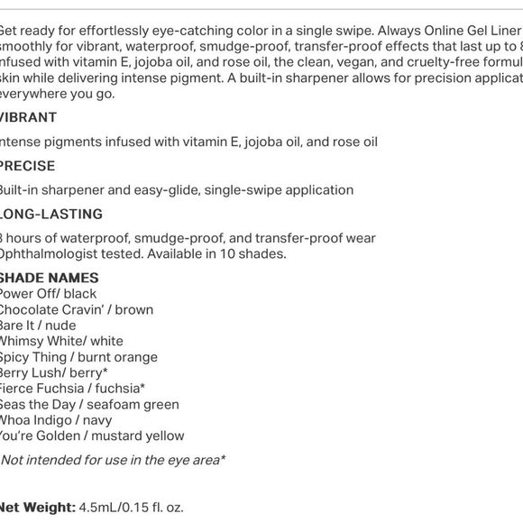 Morphe 2 Always Online Gel Liner - Picture 6 of 6